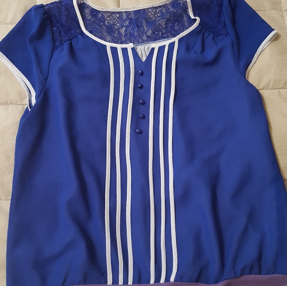 Women Blue Top